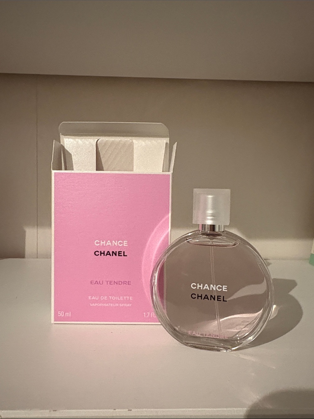 Basically brand new Chanel chance eau tendre size 50 (toilette)